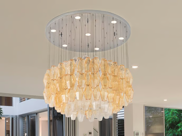 GLACE 4620 - Murano glass pendant lamp by Patrizia Volpato - view 2
